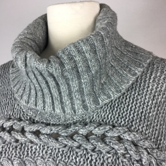 Simply Vera Vera Wong Chunky Gray Knitted Sweater - Picture 4 of 7